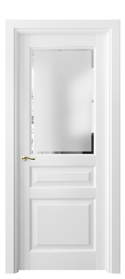 Дверь межкомнатная Лигнум 0710 Матовый белоснежный Сатинированное стекло с фацетом Гладкий наличник МБЛ Цена 764308 ₸ Наличники уже входят в базовый комплект. Фабрика дверей Волховец 8 (800) 551 43 19 Межкомнатная дверь Лигнум 0710 Матовый белоснежный Сатинированное стекло с фацетом Цена 764308 ₸ | Volhovec