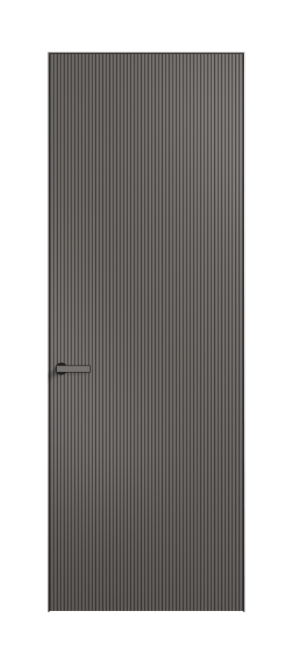 Дверь межкомнатная Velvet 8201 Матовый классический серый. Скрытый короб Черный Цена 305500 . Фабрика дверей Волховец 8 (800) 551 43 19 Межкомнатная дверь Velvet 8201 Матовый классический серый. Цена 305500 | Volhovec