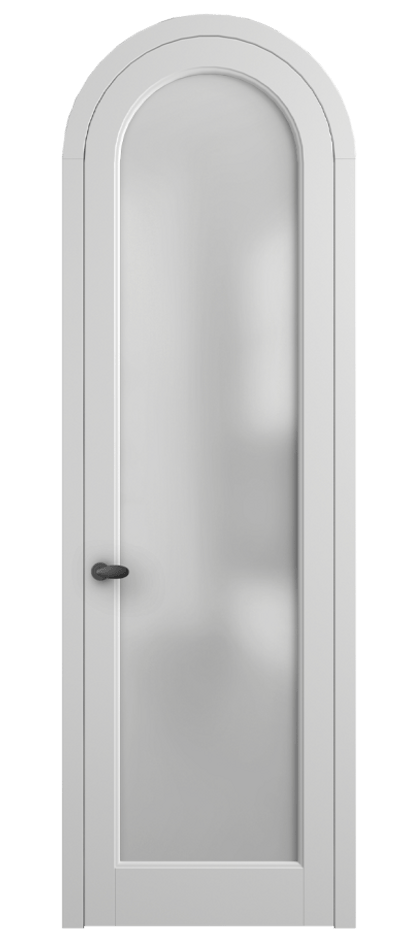 Межкомнатная дверь Palazzo 6814 Матовый белоснежный Сатинированное стекло Цена 781000 ₸ | Volhovec