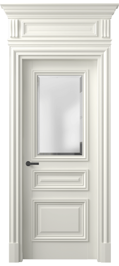 Межкомнатная дверь Antique 7304 Бук жемчуг Сатинированное стекло с фацетом, 6 мм Цена 968630 ₸ | Volhovec