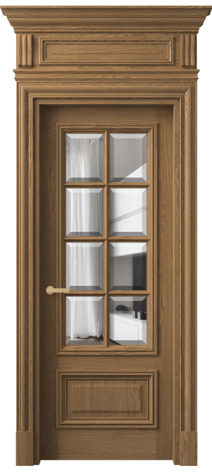 Дверь межкомнатная Antique 7316 Дуб мускатный матовый Прозрачное стекло с фацетом, 6 мм КЭП + Объёмный фриз + Карниз ДМС.М Цена 1392110 ₸ Наличники уже входят в базовый комплект. Фабрика дверей Волховец 8 (800) 551 43 19 Межкомнатная дверь Antique 7316 Дуб мускатный матовый Прозрачное стекло с фацетом, 6 мм Цена 1392110 ₸ | Volhovec