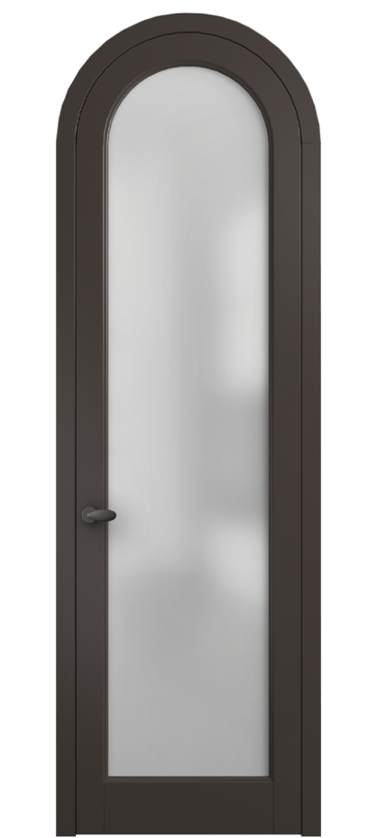 Межкомнатная дверь Palazzo 6814 Матовый антрацит Сатинированное стекло Цена 781000 ₸ | Volhovec