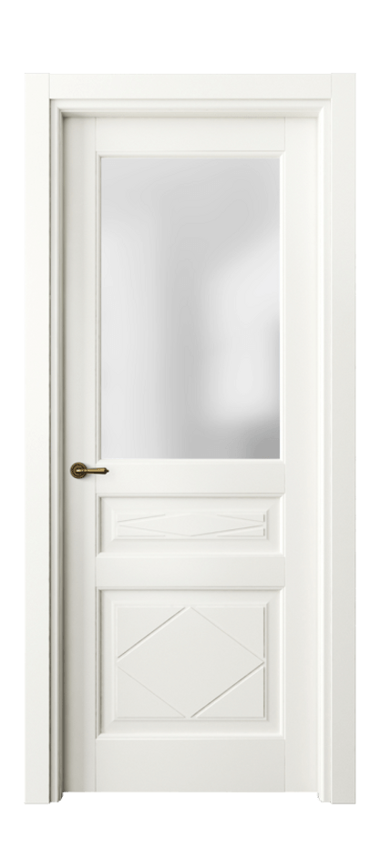 Дверь межкомнатная Тоскана Ромбо 6344 Матовый жемчужный Сатинированное стекло Гладкий наличник МЖМ Цена 747676 ₸ Наличники уже входят в базовый комплект. Фабрика дверей Волховец 8 (800) 551 43 19 Межкомнатная дверь Тоскана Ромбо 6344 Матовый жемчужный Сатинированное стекло Цена 747676 ₸ | Volhovec