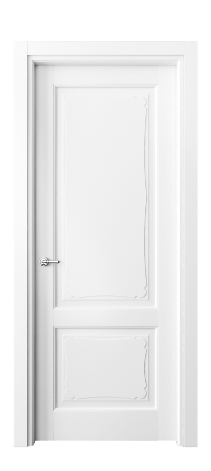 Межкомнатная дверь Тоскана Элегантэ 6323 Матовый белоснежный  Цена 759016 ₸ | Volhovec
