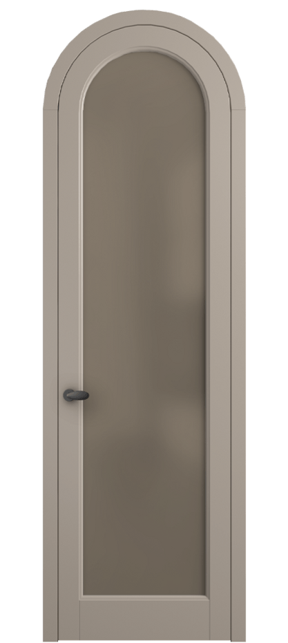 Межкомнатная дверь Palazzo 6814 Матовый бисквитный Сатинированное бронзовое стекло, триплекс Цена 781000 ₸ | Volhovec