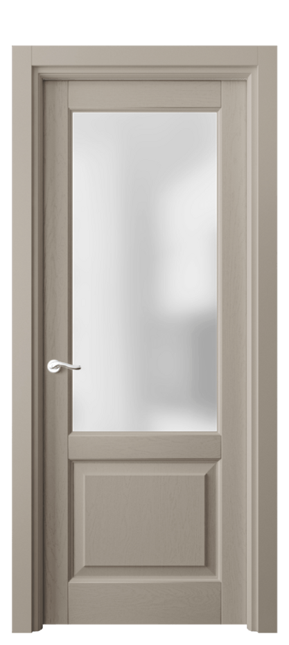 Межкомнатная дверь Лигнум 0740 Дуб бисквитный Сатинированное стекло Цена 987328 ₸ | Volhovec