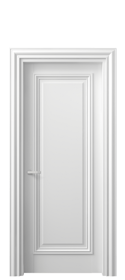 Межкомнатная дверь Антик 7301 Матовый белоснежный  Цена 953308 ₸ | Volhovec
