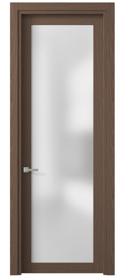 Межкомнатная дверь Planum 2102 Дуб кофейный Сатинированное стекло Цена 364410 ₸ | Volhovec