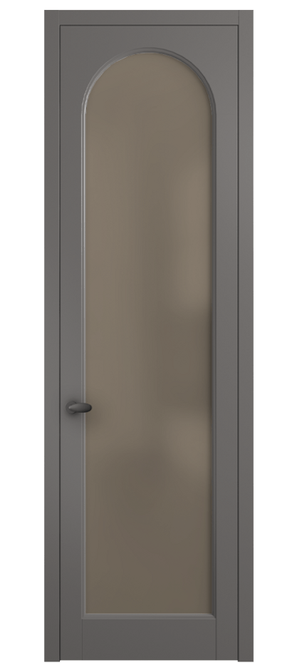 Межкомнатная дверь Palazzo 6804 Матовый классический серый Сатинированное бронзовое стекло, триплекс Цена 605500 ₸ | Volhovec
