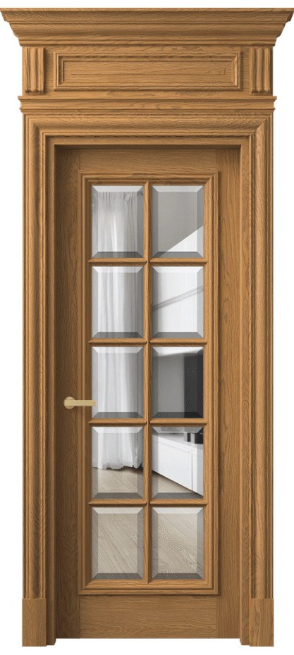 Дверь межкомнатная Antique 7310 Дуб солнечный матовый Прозрачное стекло с фацетом, 6 мм КЭП + Объёмный фриз + Карниз ДСЛ.М Цена 1392110 ₸ Наличники уже входят в базовый комплект. Фабрика дверей Волховец 8 (800) 551 43 19 Межкомнатная дверь Antique 7310 Дуб солнечный матовый Прозрачное стекло с фацетом, 6 мм Цена 1392110 ₸ | Volhovec