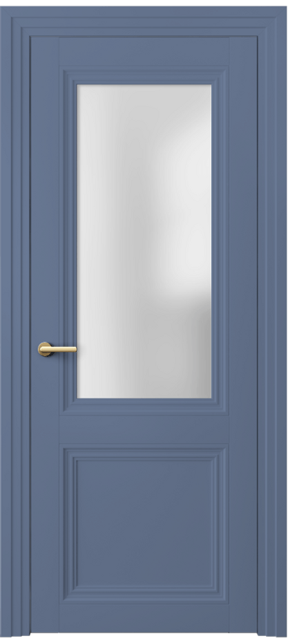 Межкомнатная дверь Centro 2524 Матовый белоснежный Сатинированное стекло Цена 605100 ₸ | Volhovec