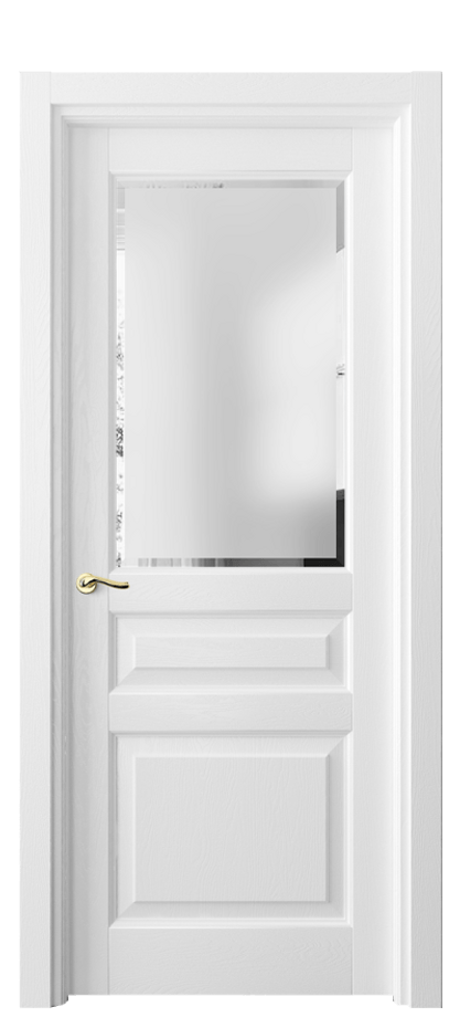 Дверь межкомнатная Лигнум 0710 Дуб белоснежный Сатинированное стекло с фацетом Гладкий наличник ДБС Цена 1033444 ₸ Наличники уже входят в базовый комплект. Фабрика дверей Волховец 8 (800) 551 43 19 Межкомнатная дверь Лигнум 0710 Дуб белоснежный Сатинированное стекло с фацетом Цена 1033444 ₸ | Volhovec