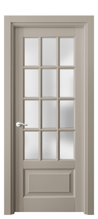 Межкомнатная дверь Лигнум 0728 Дуб бисквитный Сатинированное стекло Цена 1189936 ₸ | Volhovec