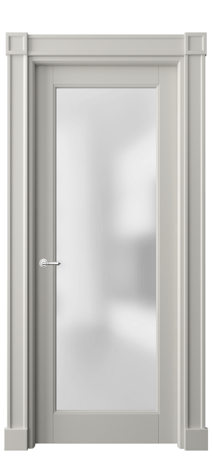 Межкомнатная дверь Toscana Plano 6300 Бук тёплый серый Сатинированное стекло Цена 810820 ₸ | Volhovec