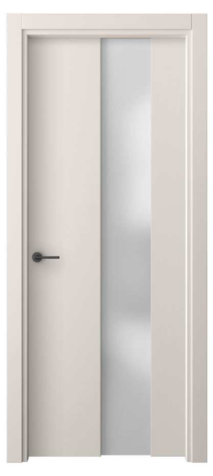 Межкомнатная дверь Freedom 4226 ПЭТ тёплый-белый Сатинированное стекло Цена 192200 ₸ | Volhovec