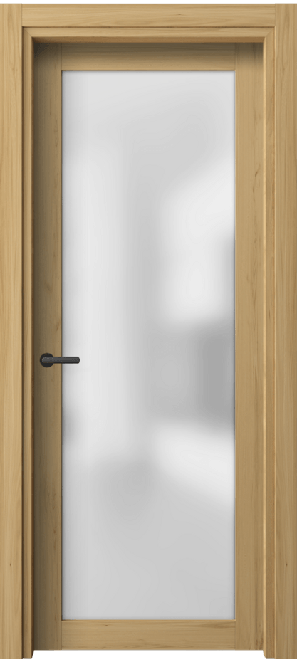 Межкомнатная дверь Нео 2102 Солнечный вяз Сатинированное стекло Цена 217153 ₸ | Volhovec