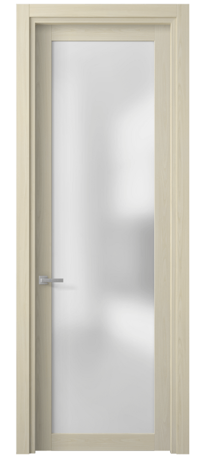 Межкомнатная дверь Planum 2102 Молочный ясень Сатинированное стекло Цена 200300 ₸ | Volhovec