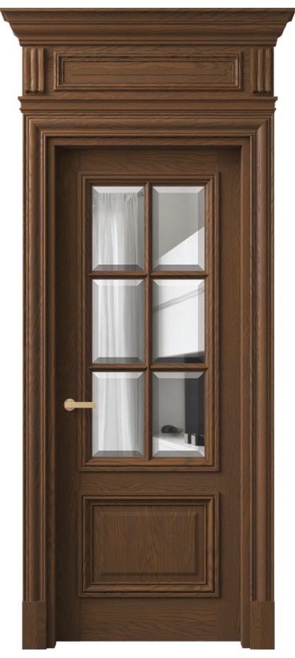 Дверь межкомнатная Antique 7312 Дуб каштановый матовый Прозрачное стекло с фацетом, 6 мм КЭП + Объёмный фриз + Карниз ДКШ.М Цена 1392110 ₸ Наличники уже входят в базовый комплект. Фабрика дверей Волховец 8 (800) 551 43 19 Межкомнатная дверь Antique 7312 Дуб каштановый матовый Прозрачное стекло с фацетом, 6 мм Цена 1392110 ₸ | Volhovec
