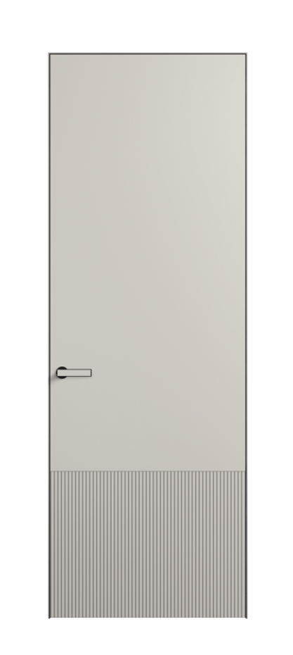 Дверь межкомнатная Velvet АКП 8202 Матовый облачно-серый. Скрытый короб Черный Цена 332900 . Фабрика дверей Волховец 8 (800) 551 43 19 Межкомнатная дверь Velvet АКП 8202 Матовый облачно-серый. Цена 332900 | Volhovec