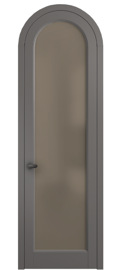 Межкомнатная дверь Palazzo 6814 Матовый классический серый Сатинированное бронзовое стекло, триплекс Цена 781000 ₸ | Volhovec