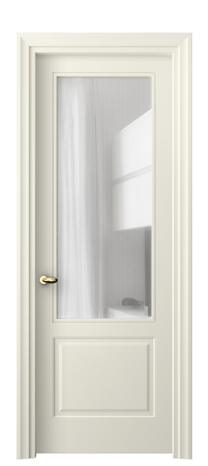Межкомнатная дверь Esse 8552 Матовый молочно-белый Рифлёное стекло "Дюна", триплекс Цена 476110 ₸ | Volhovec