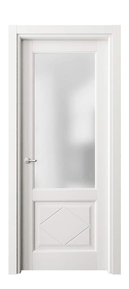 Межкомнатная дверь Тоскана Ромбо 6342 Матовый серый Сатинированное стекло Цена 718948 ₸ | Volhovec