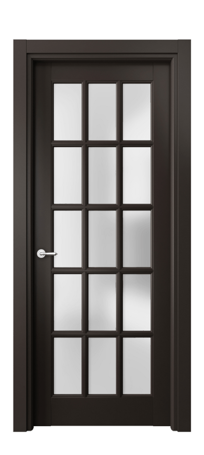 Дверь межкомнатная Тоскана Грильято 6311 Матовый антрацит Сатинированное стекло Гладкий наличник МАН Цена 845956 ₸ Наличники уже входят в базовый комплект. Фабрика дверей Волховец 8 (800) 551 43 19 Межкомнатная дверь Тоскана Грильято 6311 Матовый антрацит Сатинированное стекло Цена 845956 ₸ | Volhovec