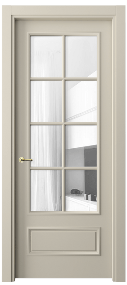 Дверь межкомнатная Paris 8112 Матовый бежево-серый Прозрачное стекло, 4 мм Гладкий наличник МБСР Цена 361410 ₸ Наличники уже входят в базовый комплект. Фабрика дверей Волховец 8 (800) 551 43 19 Межкомнатная дверь Paris 8112 Матовый бежево-серый Прозрачное стекло, 4 мм Цена 361410 ₸| Volhovec