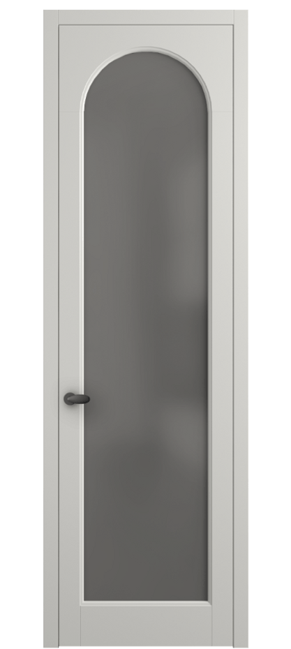 Межкомнатная дверь Palazzo 6804 Матовый серый Сатинированное серое стекло, триплекс Цена 605500 ₸ | Volhovec