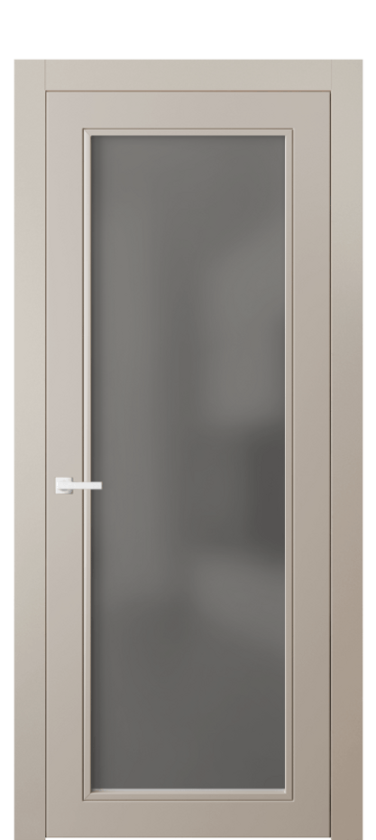Дверь межкомнатная Neo Classic 8000 Матовый светло-бежевый Сатинированное серое стекло, триплекс Гладкий компланарный наличник МСБЖ Цена 372900 ₸ Наличники уже входят в базовый комплект. Фабрика дверей Волховец 8 (800) 551 43 19 Межкомнатная дверь Neo Classic 8000 Матовый светло-бежевый Сатинированное серое стекло, триплекс Цена 372900 ₸ | Volhovec