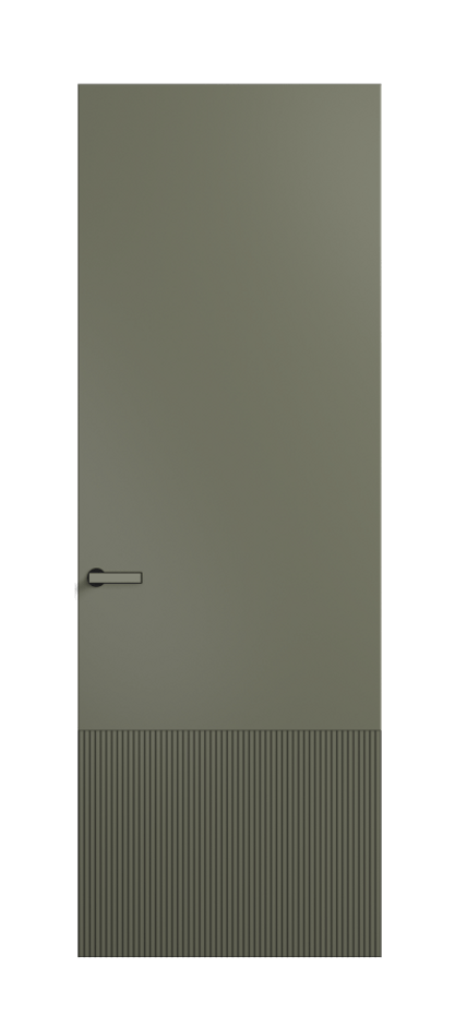 Межкомнатная дверь Velvet АКУ 8202 Матовый оливковый тёмный. Цена 545200  | Volhovec