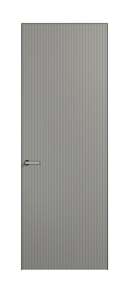 Дверь межкомнатная Velvet АКП 8201 Матовый нейтральный серый. Скрытый короб Черный Цена 332900 . Фабрика дверей Волховец 8 (800) 551 43 19 Межкомнатная дверь Velvet АКП 8201 Матовый нейтральный серый. Цена 332900 | Volhovec