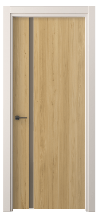 Межкомнатная дверь Freedom 4222 Солнечный вяз Сатинированное бронзовое стекло, триплекс, 8 мм Цена 191200 ₸ | Volhovec