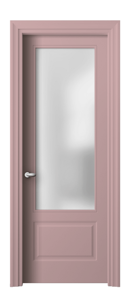 Дверь межкомнатная Esse 8542 Матовый белоснежный Сатинированное стекло Фигурный универсальный наличник МБЛ Цена 429000 ₸ Наличники уже входят в базовый комплект. Фабрика дверей Волховец 8 (800) 551 43 19 Межкомнатная дверь Esse 8542 Матовый белоснежный Сатинированное стекло Цена 429000 ₸ | Volhovec