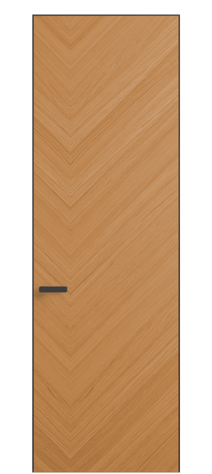 Дверь межкомнатная Rift АКП 0201 Дуб миндальный матовый рифт  Скрытый короб Черный Цена 518500 ₸ Наличники уже входят в базовый комплект. Фабрика дверей Волховец 8 (800) 551 43 19 Межкомнатная дверь Rift АКП 0201 Дуб миндальный матовый рифт  Цена 518500 ₸ | Volhovec