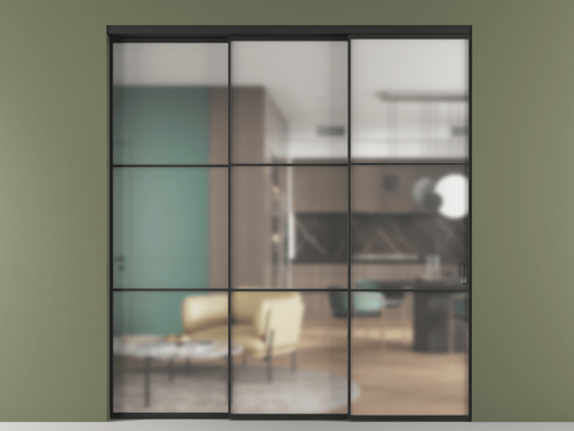 Перегородка Formato внутри проёма телескопик синхро-2 #VENDORCODE# #FURNISH# #GLASS# Цена #PRICE#  | Volhovec