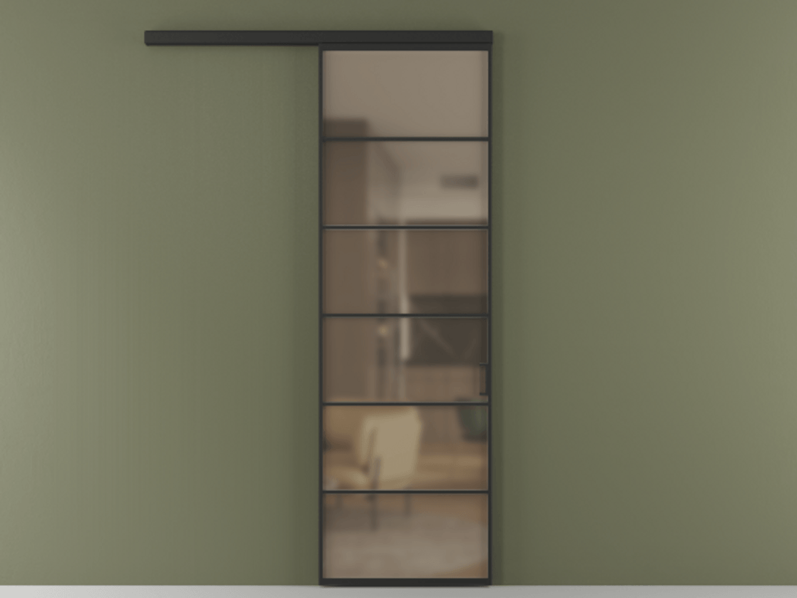 Перегородка Formato вдоль стены одностворчатая #VENDORCODE# #FURNISH# #GLASS# Цена #PRICE# #CURRENCY#  | Volhovec