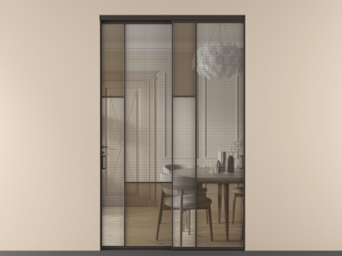 Перегородка Mosaic внутри проема двустворчатая #VENDORCODE# #FURNISH# #GLASS# Цена #PRICE# #CURRENCY# | Volhovec
