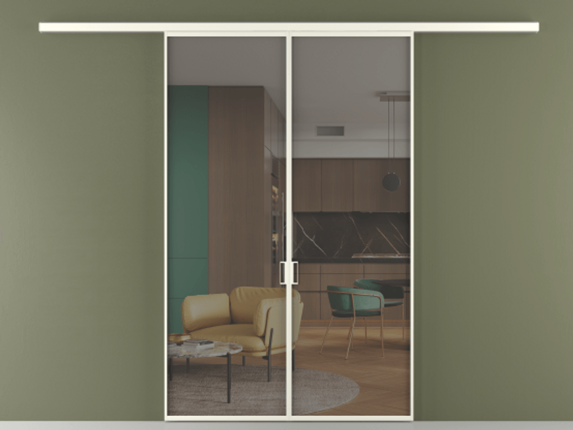 Перегородка Formato вдоль стены 2 створки АЛПР 040.01 Алюминий жемчужный Прозрачное серое стекло, триплекс. Цена 1212560 ₸ 1. Полотно 2 шт. (800/2100 мм)
2. Комплект установки раздвижной системы
3. Базовый комплект фурнитуры
4.Ручка RONDO
. Фабрика дверей Волховец 8 (800) 551 43 19 Перегородка Formato вдоль стены 2 створки АЛПР 040.01 Алюминий жемчужный Прозрачное серое стекло, триплекс Цена 1212560 ₸ | Volhovec