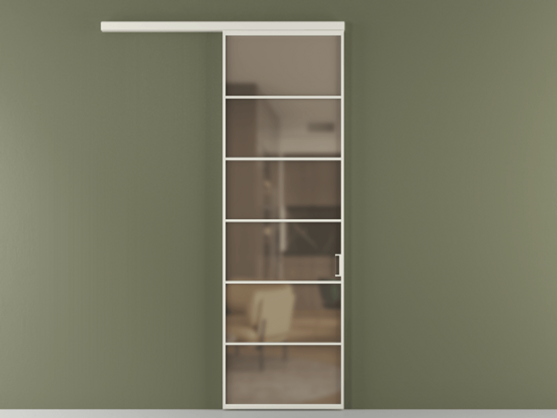 Перегородка Formato вдоль стены одностворчатая #VENDORCODE# #FURNISH# #GLASS# Цена #PRICE#  | Volhovec