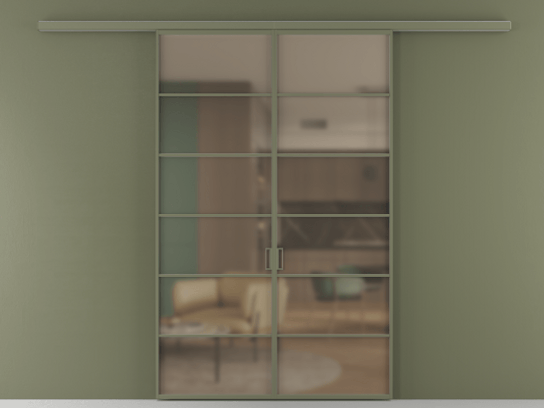 Перегородка Formato вдоль стены 2 створки АЛПР 040.04 Алюминий оливковый тёмный Сатинированное бронзовое стекло, триплекс. Цена 1344350 ₸ 1. Полотно 2 шт. (800/2100 мм)
2. Комплект установки раздвижной системы
3. Базовый комплект фурнитуры
4.Ручка RONDO
. Фабрика дверей Волховец 8 (800) 551 43 19 Перегородка Formato вдоль стены 2 створки АЛПР 040.04 Алюминий оливковый тёмный Сатинированное бронзовое стекло, триплекс Цена 1344350 ₸ | Volhovec