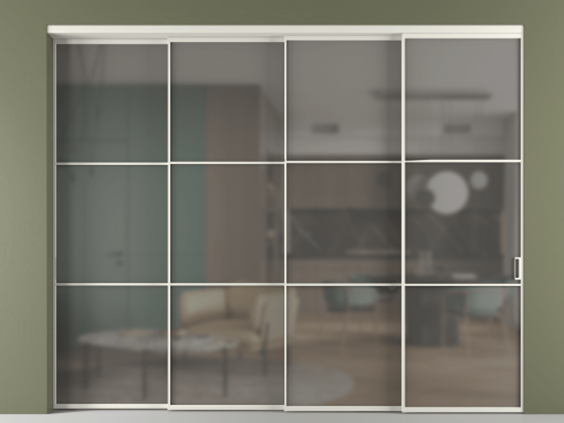Перегородка Formato внутри проёма телескопик синхро-3 #VENDORCODE# #FURNISH# #GLASS# Цена #PRICE#  | Volhovec