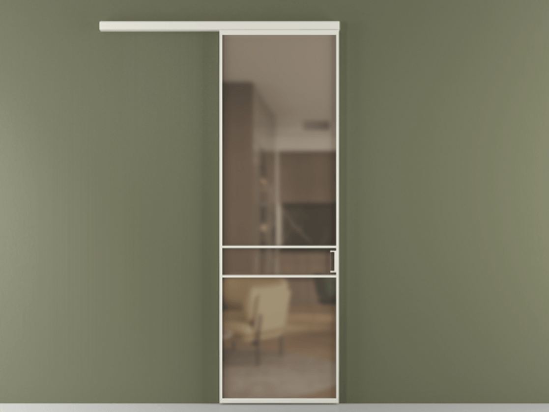 Перегородка Formato вдоль стены одностворчатая #VENDORCODE# #FURNISH# #GLASS# Цена #PRICE# #CURRENCY#  | Volhovec