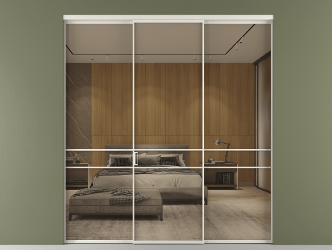 Перегородка Formato внутри проема трёхстворчатая #VENDORCODE# #FURNISH# #GLASS# Цена #PRICE# #CURRENCY# | Volhovec