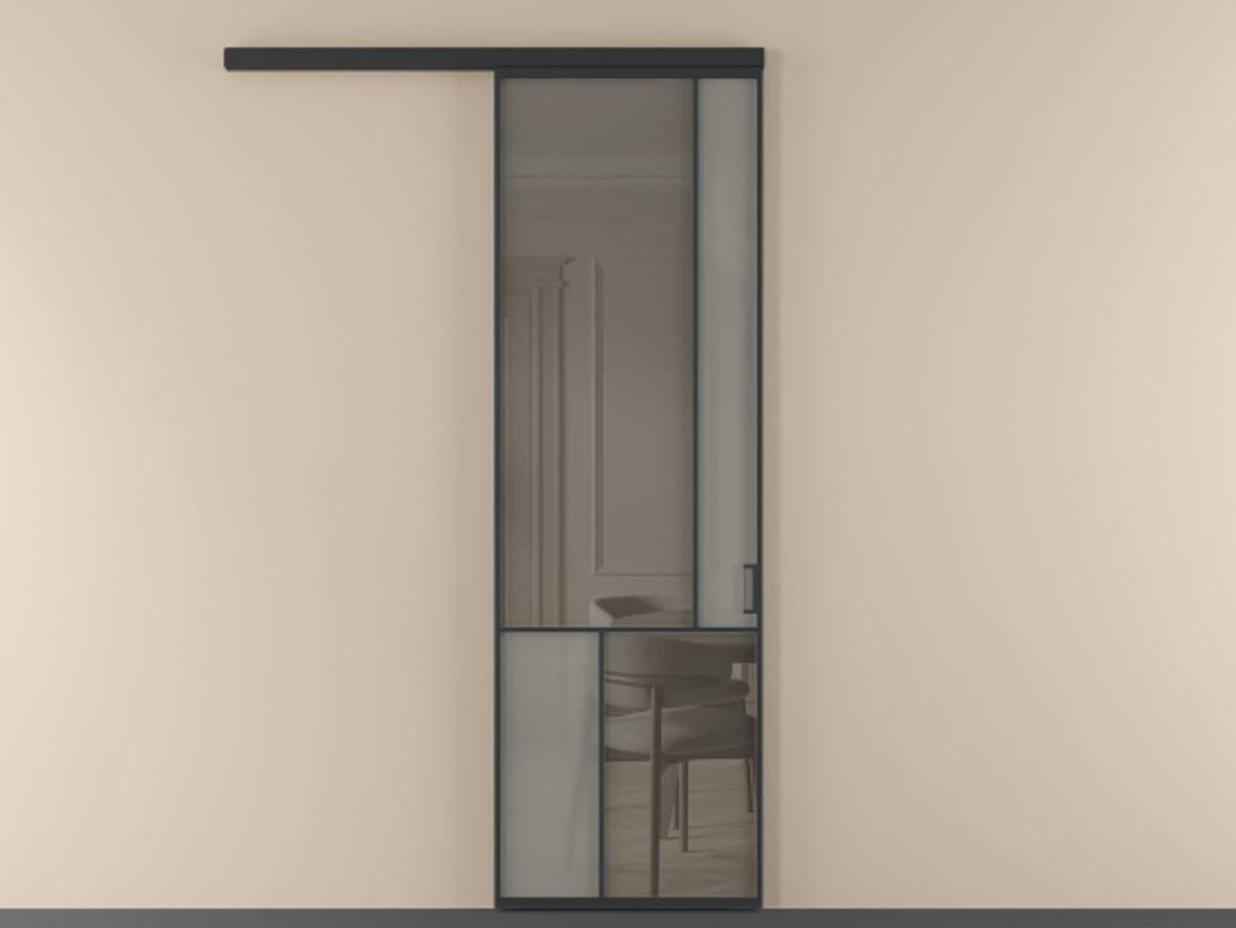 Перегородка Mosaic вдоль стены одностворчатая #VENDORCODE# #FURNISH# #GLASS# Цена #PRICE# #CURRENCY# | Volhovec