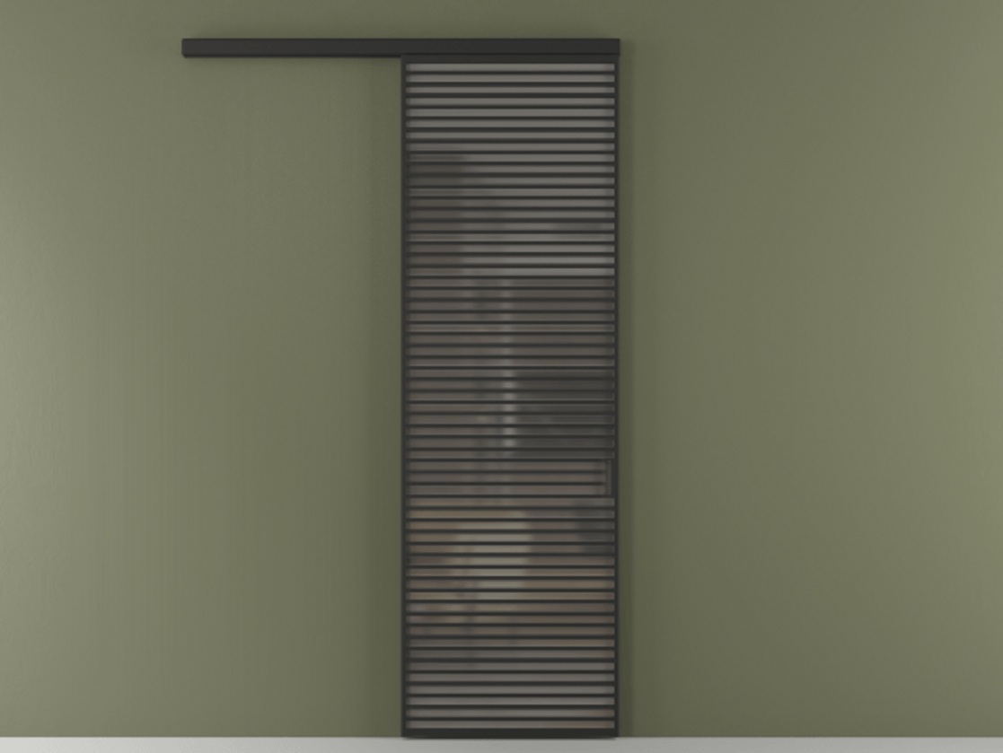 Перегородка Formato вдоль стены одностворчатая #VENDORCODE# #FURNISH# #GLASS# Цена #PRICE# #CURRENCY#  | Volhovec