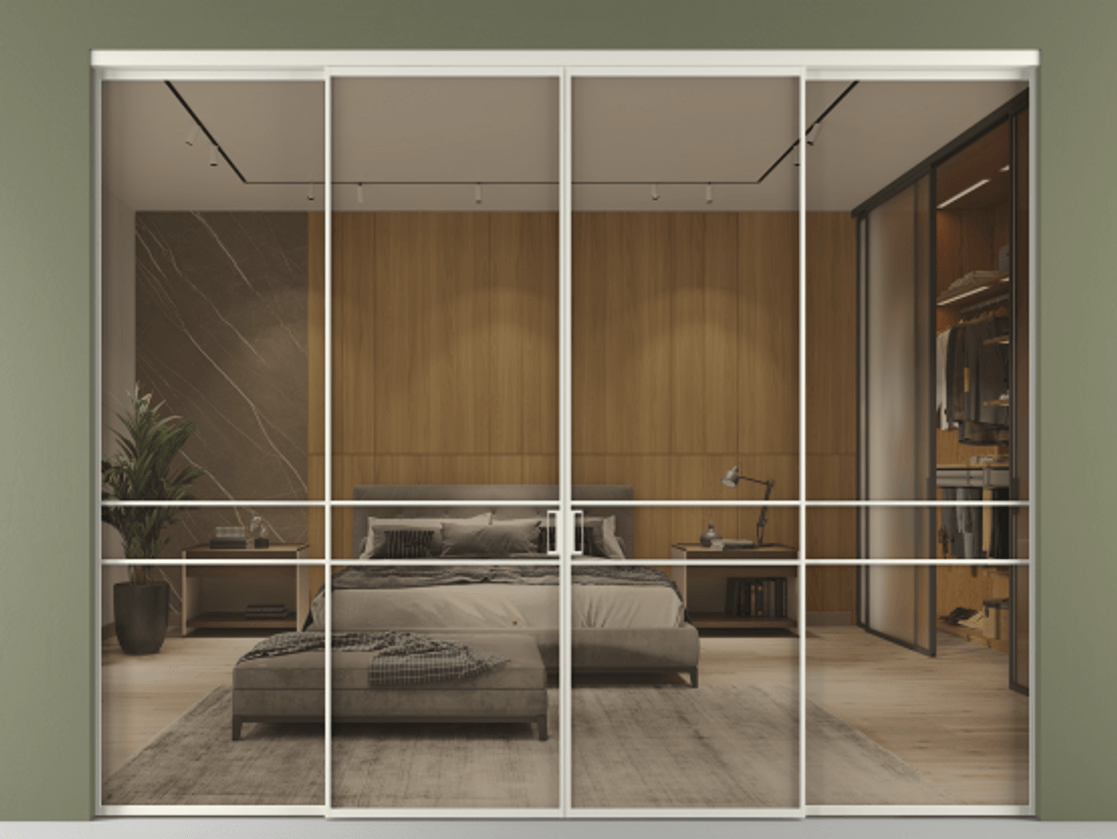 Перегородка Formato внутри проёма четырёхстворчатая #VENDORCODE# #FURNISH# #GLASS# Цена #PRICE# #CURRENCY#  | Volhovec
