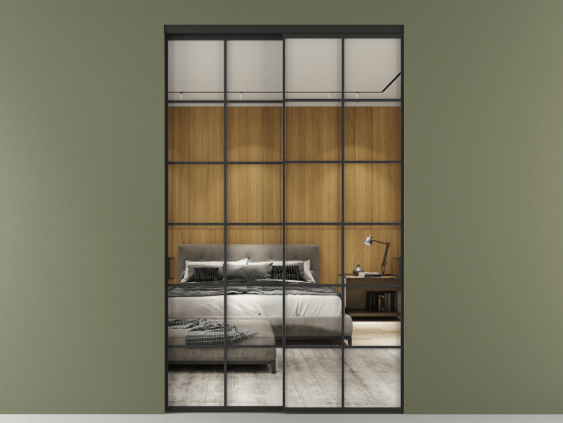 Перегородка Formato внутри проёма двустворчатая #VENDORCODE# #FURNISH# #GLASS# Цена #PRICE# #CURRENCY#  | Volhovec