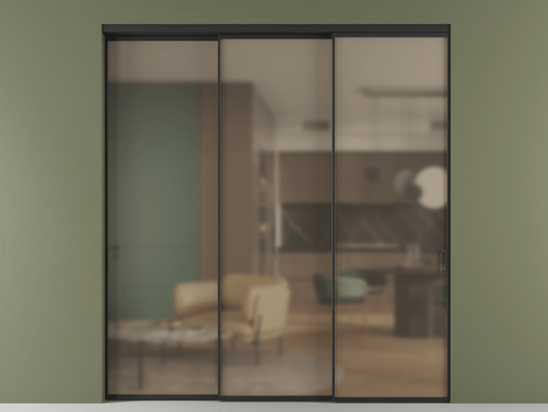 Перегородка Formato внутри проёма телескопик синхро-2 #VENDORCODE# #FURNISH# #GLASS# Цена #PRICE# #CURRENCY#  | Volhovec