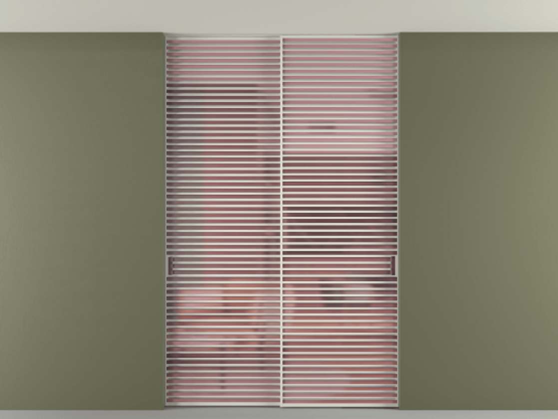 Перегородка Formato внутри проёма скрытое крепление в потолок 2 створки АЛПР 040.07 Алюминий Белый Сатинированное розовое стекло, триплекс. Скрытый короб БЕЛ Цена 3038000 ₸ 1. Полотно 2 шт. (800/2100 мм)
2. Комплект установки раздвижной системы
3. Базовый комплект фурнитуры
4. Ручка RONDO. Фабрика дверей Волховец 8 (800) 551 43 19 Перегородка Formato внутри проёма скрытое крепление в потолок 2 створки АЛПР 040.07 Алюминий Белый Сатинированное розовое стекло, триплекс Цена 3038000 ₸ | Volhovec